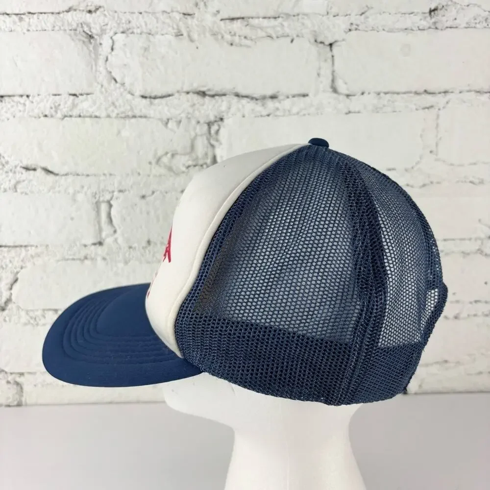 Iowa Airplane Red and Blue Trucker Hat